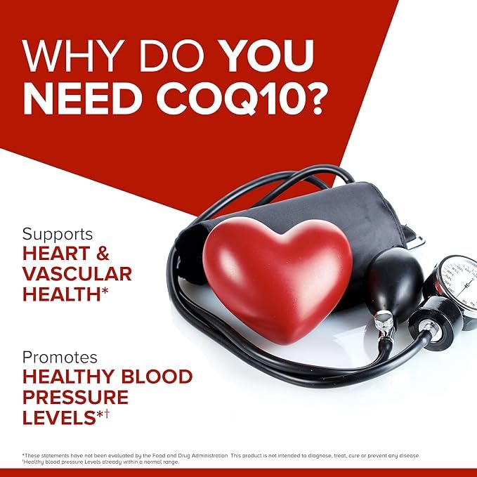 Qunol Ultra CoQ10 100mg Softgels- 3X Better Absorption Coenzyme Q10 Supplements - Antioxidant Supplement for Vascular and Heart Health & Energy Production