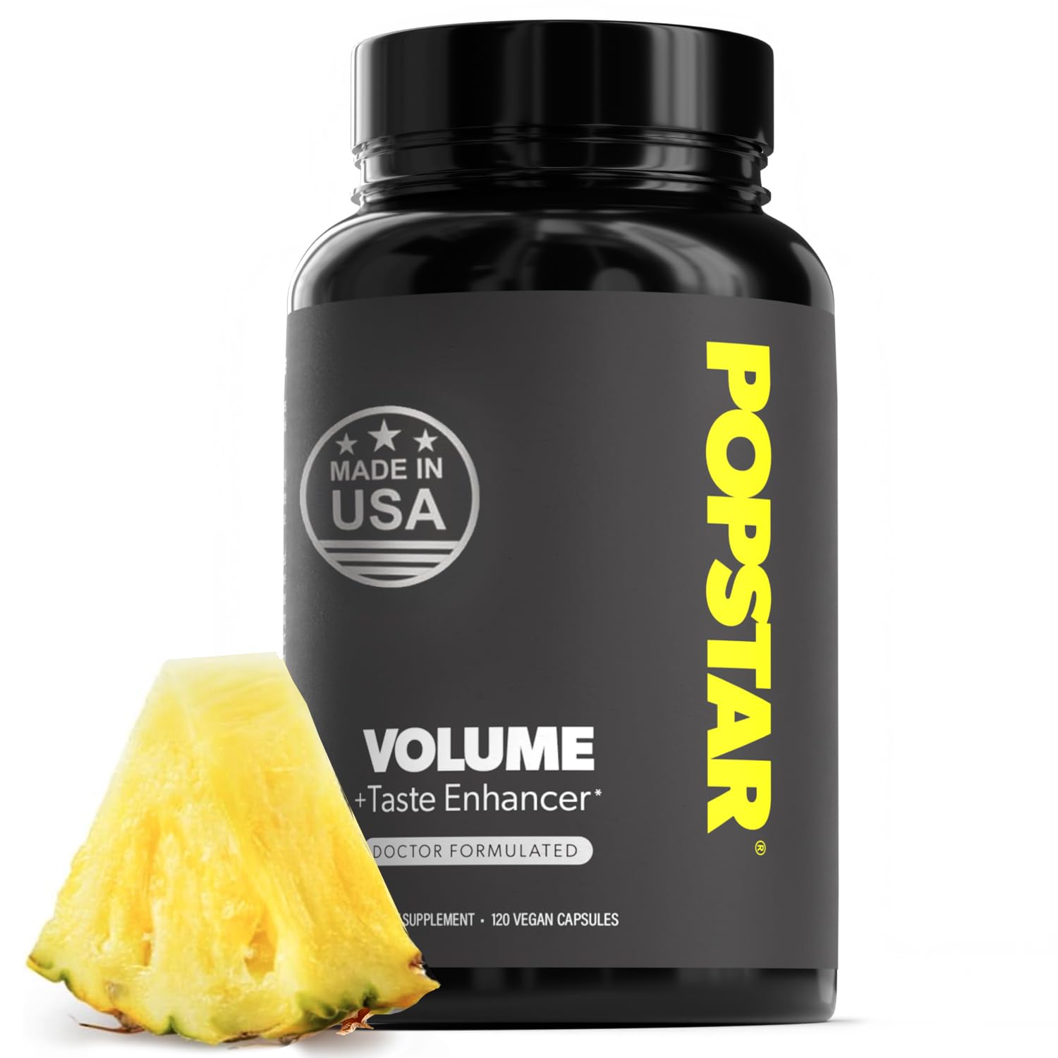 POPSTAR Labs Men’s Fertility & Semen Volume Support Supplement – Doctor Formulated Male Reproductive Health Formula, Vegan Non-GMO Capsules, Made in USA