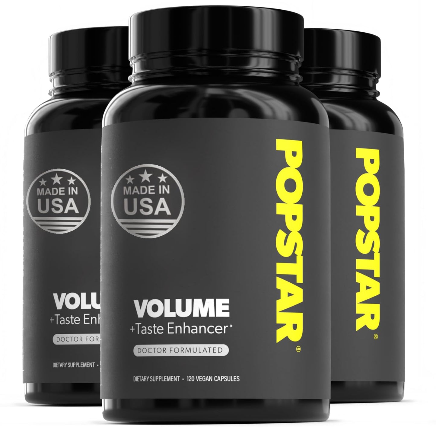 POPSTAR Labs Men’s Fertility & Semen Volume Support Supplement – Doctor Formulated Male Reproductive Health Formula, Vegan Non-GMO Capsules, Made in USA