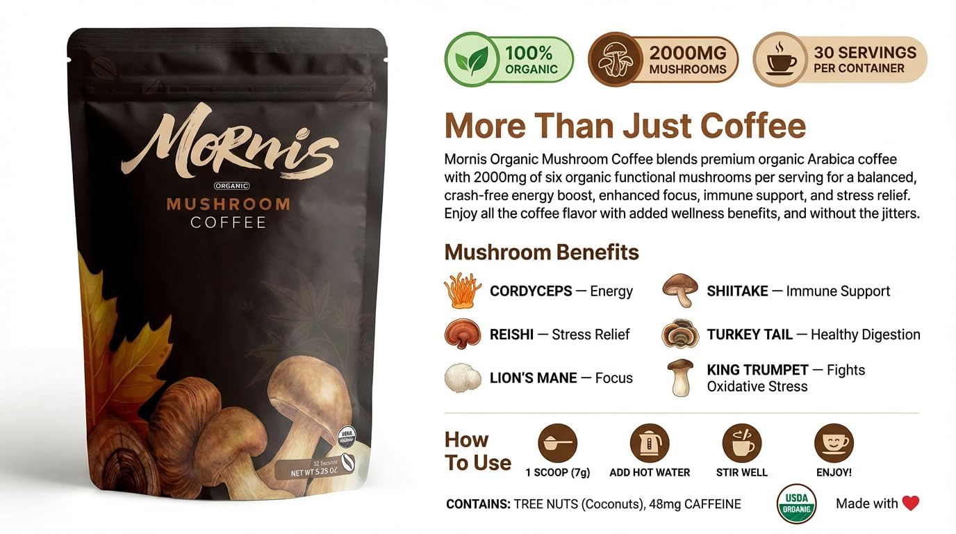 Mushroom coffee 30 servings