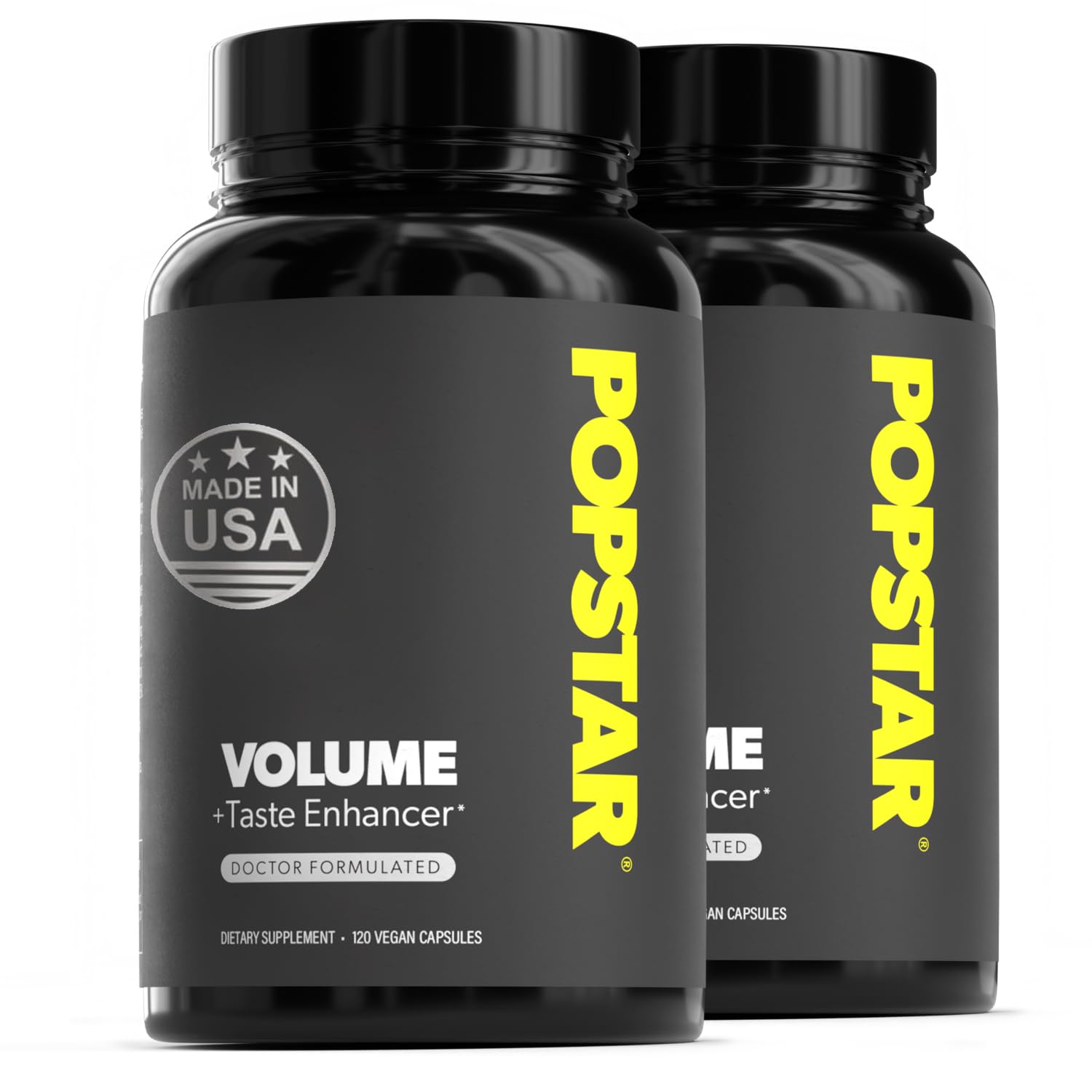 POPSTAR Labs Men’s Fertility & Semen Volume Support Supplement – Doctor Formulated Male Reproductive Health Formula, Vegan Non-GMO Capsules, Made in USA