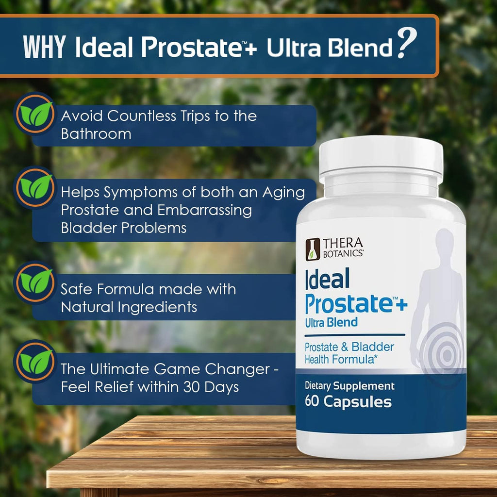 Men’s Prostate Support Supplement with Saw Palmetto, Lycopene & Reishi Mushroom – Natural Wellness Capsules | Ideal Prostate Plus Ultra