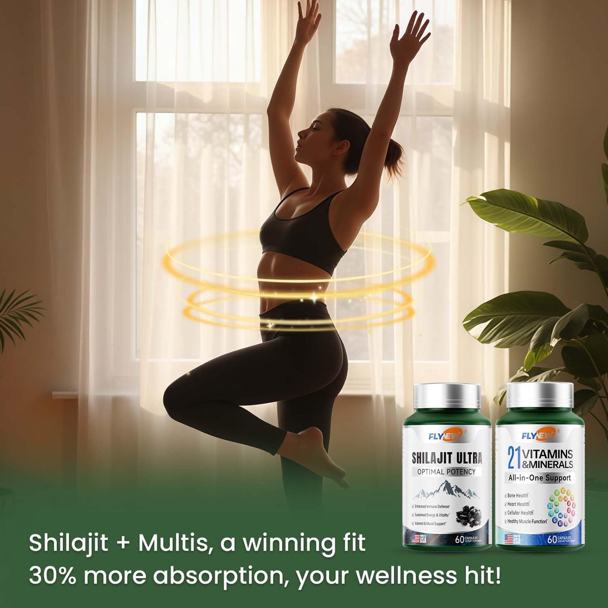 Shilajit Ultra – Premium Shilajit & L-Arginine Complex