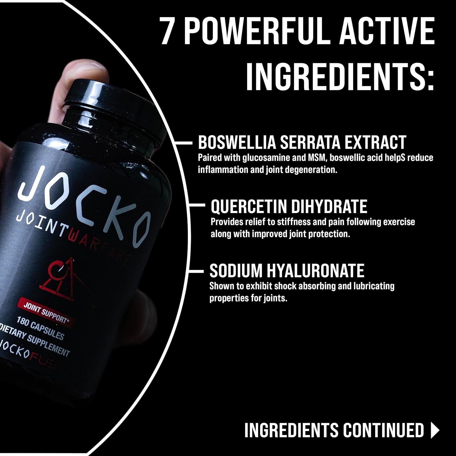 Jocko Fuel Joint Support Supplement - 180 Capsules