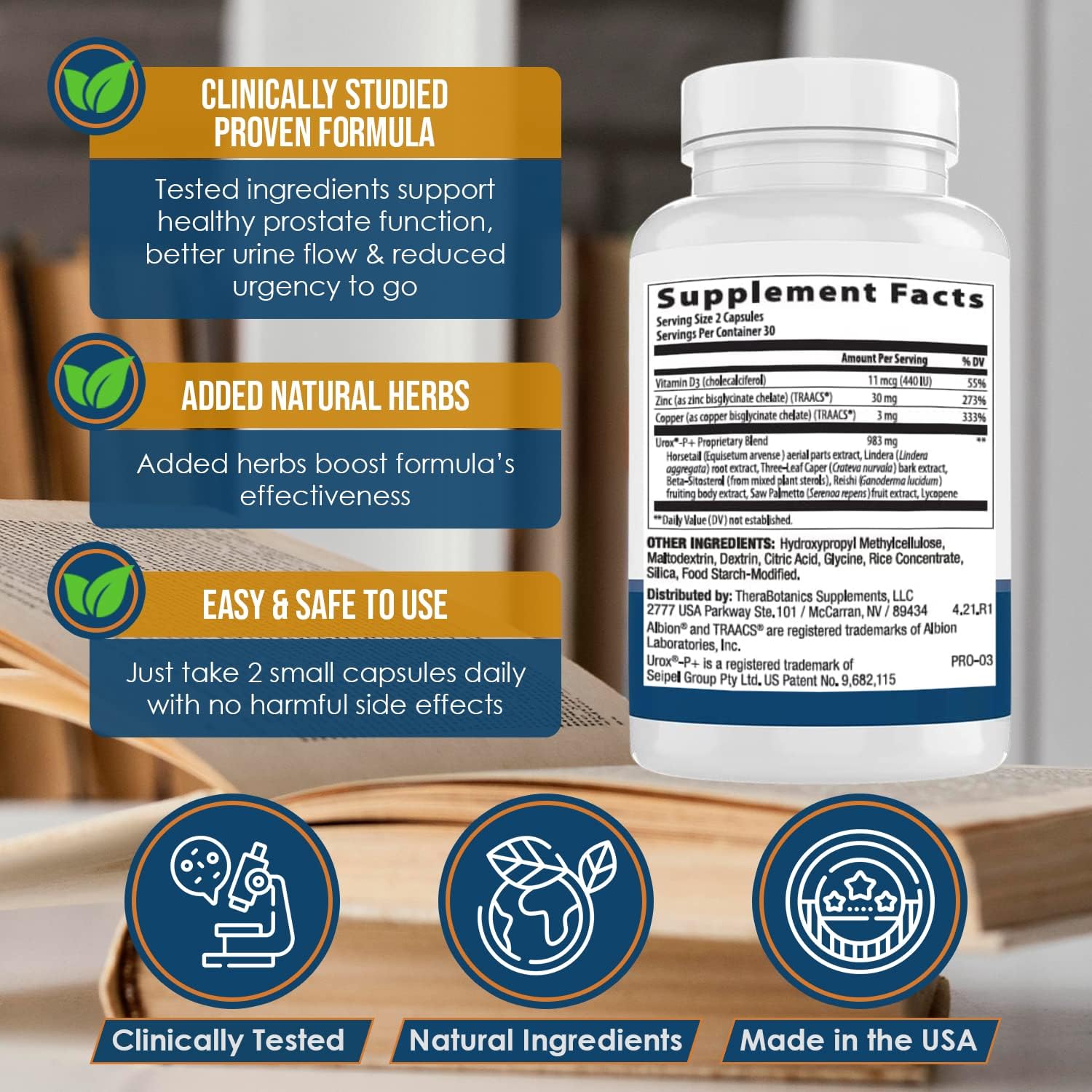 Men’s Prostate Support Supplement with Saw Palmetto, Lycopene & Reishi Mushroom – Natural Wellness Capsules | Ideal Prostate Plus Ultra