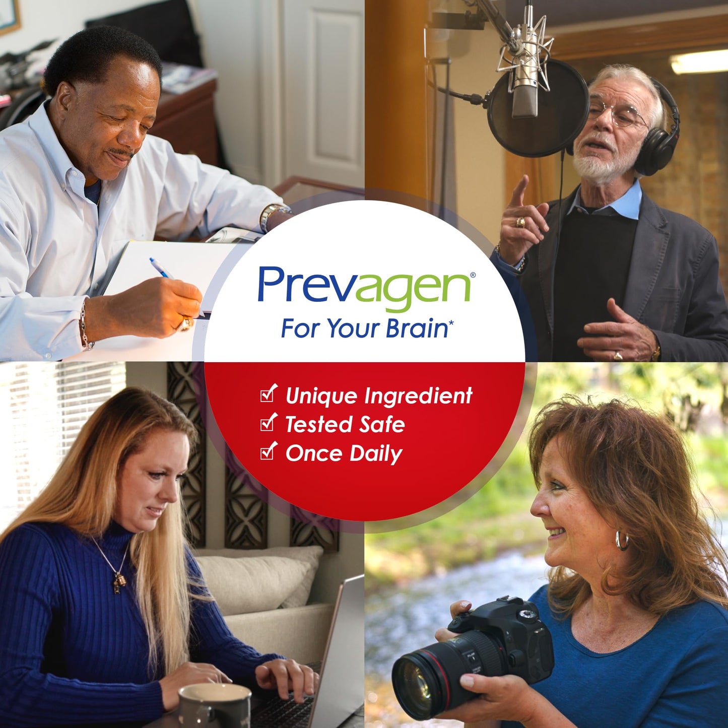 Prevagen Extra Strength 20mg, 60 Capsules with Apoaequorin & Vitamin D with Attractive and Stackable Prevagen Storage Box
