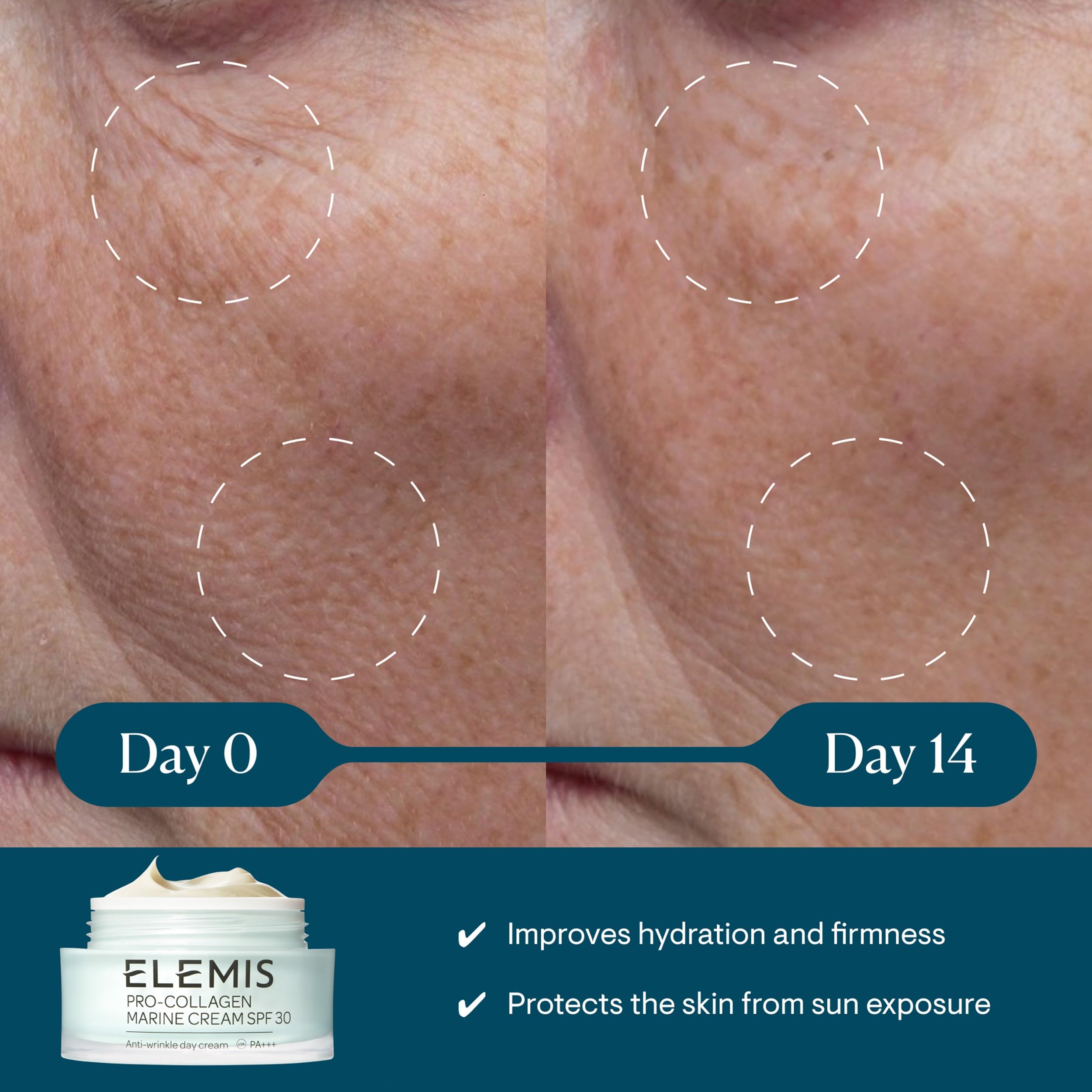 Elemis Pro-Collagen Marine Face Cream SPF 30 Anti-Wrinkle Moisturizer 1.6 oz / 50ml New