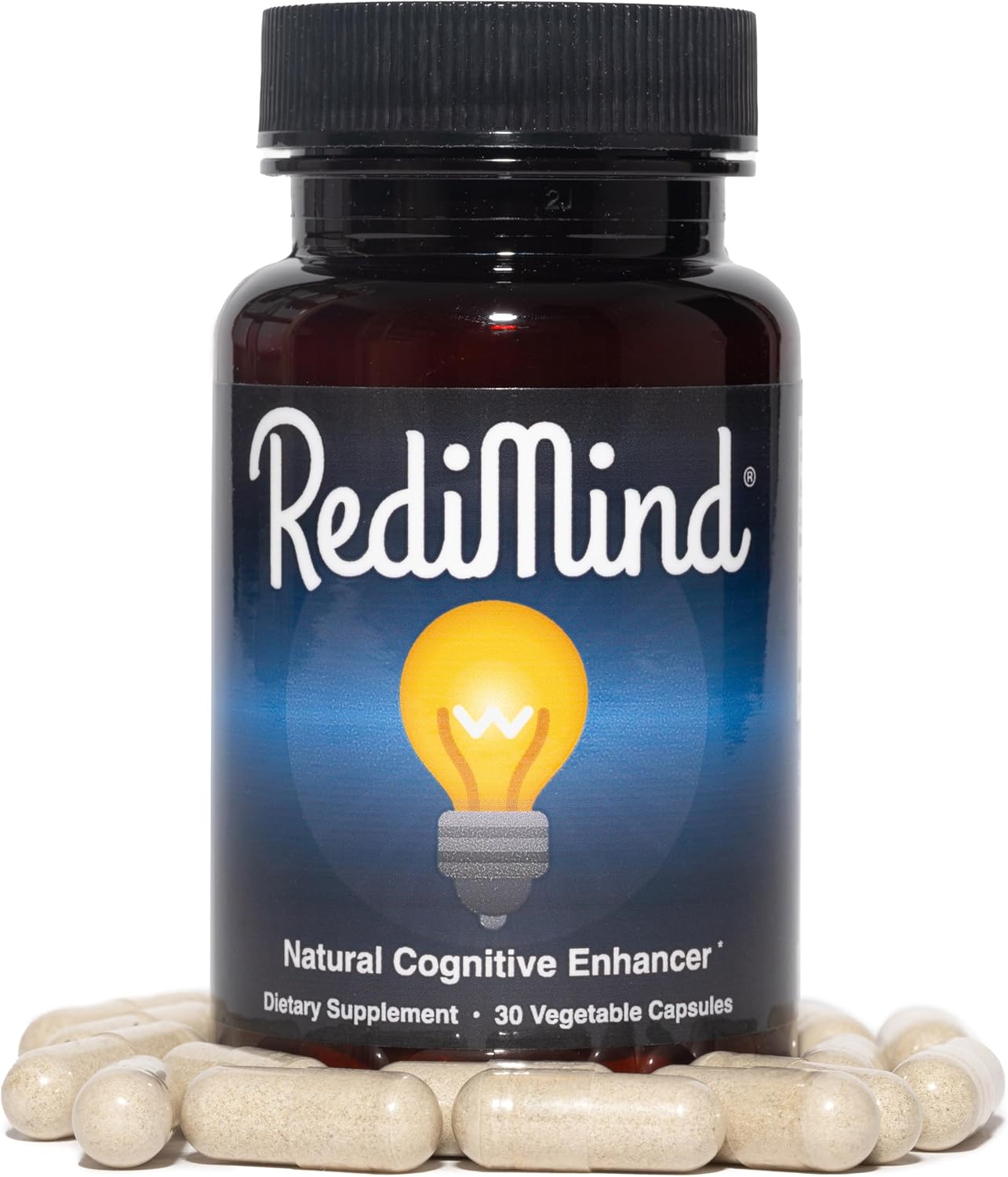 Natural Cognitive Enhancement Supplement Capsule - Non-GMO, Vegan, Gluten-Free