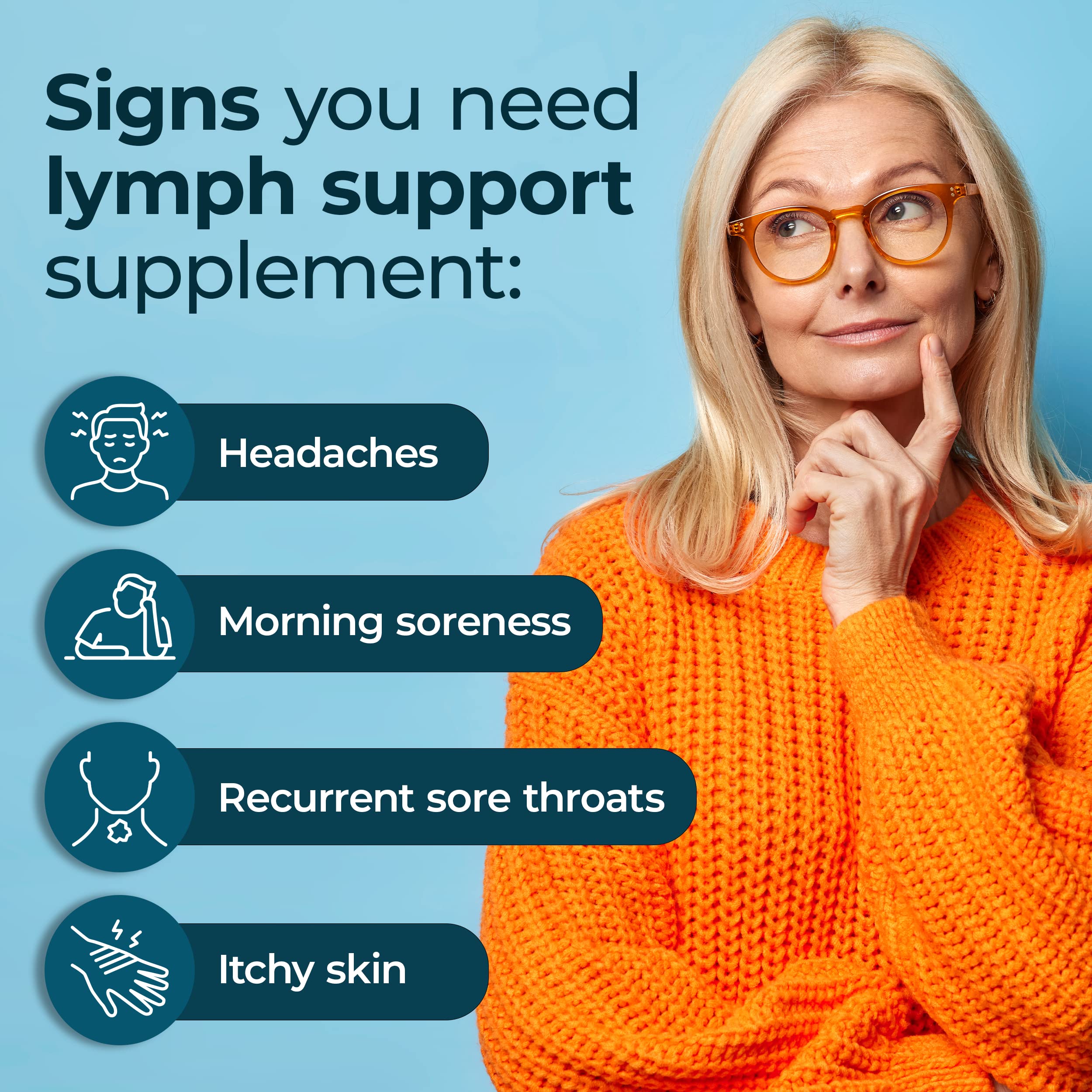 PureHealth Research Lymph System Capsules - Reduces swelling, lymphatic support