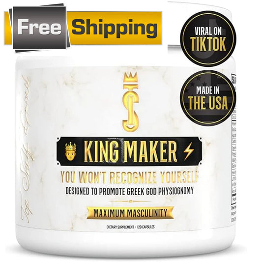 King Maker – 13-in-1 Anabolic Supplement | Stamina, Lean Muscle Growth & Recovery with Tongkat Ali (LJ100) – 120 Capsules